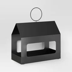 Outdoor Bird Suet Feeder 9.25" - Black - Threshold™