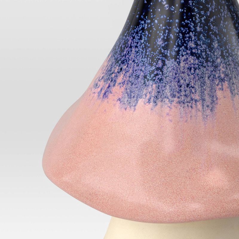 slide 3 of 3, Medium Ceramic Mushroom Outdoor Garden Figurine - Threshold™, 1 ct