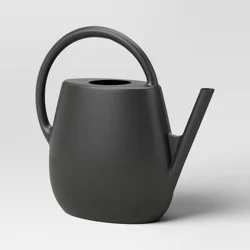 1gal Plastic Watering Can Black - Room Essentials™: Durable, Long Spout, for Indoor and Outdoor Use