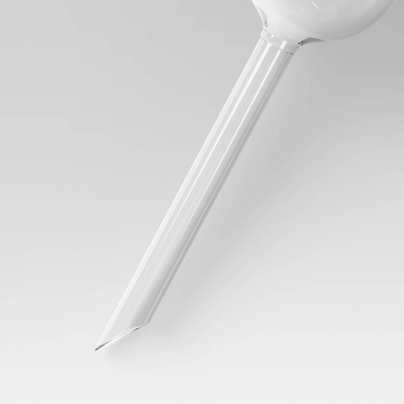 slide 4 of 4, Outdoor Mushroom Shaped Glass Watering Orb Clear - Threshold™, 1 ct