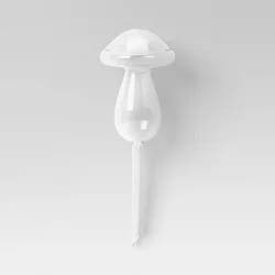 Outdoor Mushroom Shaped Glass Watering Orb Clear - Threshold™