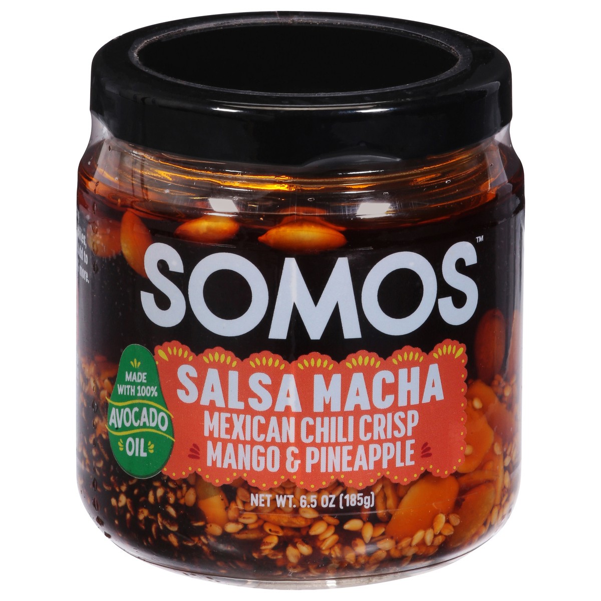slide 1 of 5, Somos Mexican Chili Crisp Mango & Pineapple Salsa Macha 6.5 oz, 6.5 oz