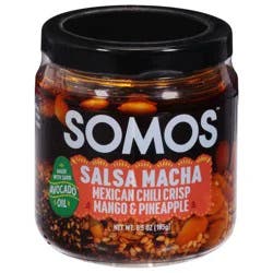 Somos Mexican Chili Crisp Mango & Pineapple Salsa Macha 6.5 oz