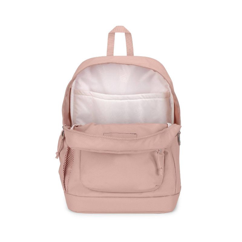 slide 6 of 8, JanSport Cross Town Plus 17" Backpack - Misty Rose: Lightweight, For School, 1 ct