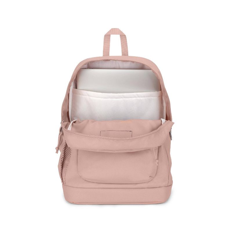 slide 8 of 8, JanSport Cross Town Plus 17" Backpack - Misty Rose: Lightweight, For School, 1 ct