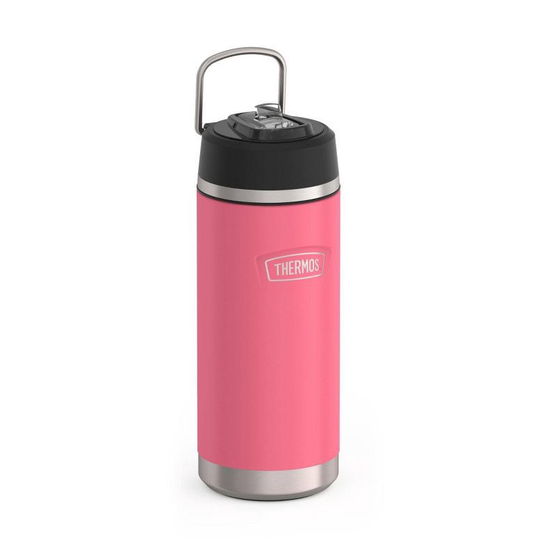 Thermos ICON 18oz Stainless Steel Hydration Bottle with Straw Hot Pink 1 ct