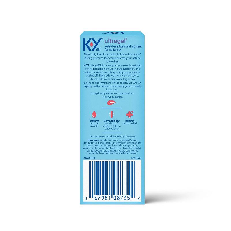 slide 2 of 5, K-Y Ultragel No Fragrance Added Personal Lube - 1.5 fl oz, 1.5 fl oz