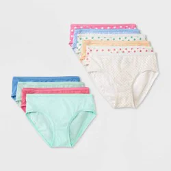 Girls' 10pk Cotton Briefs - Cat & Jack™ 8