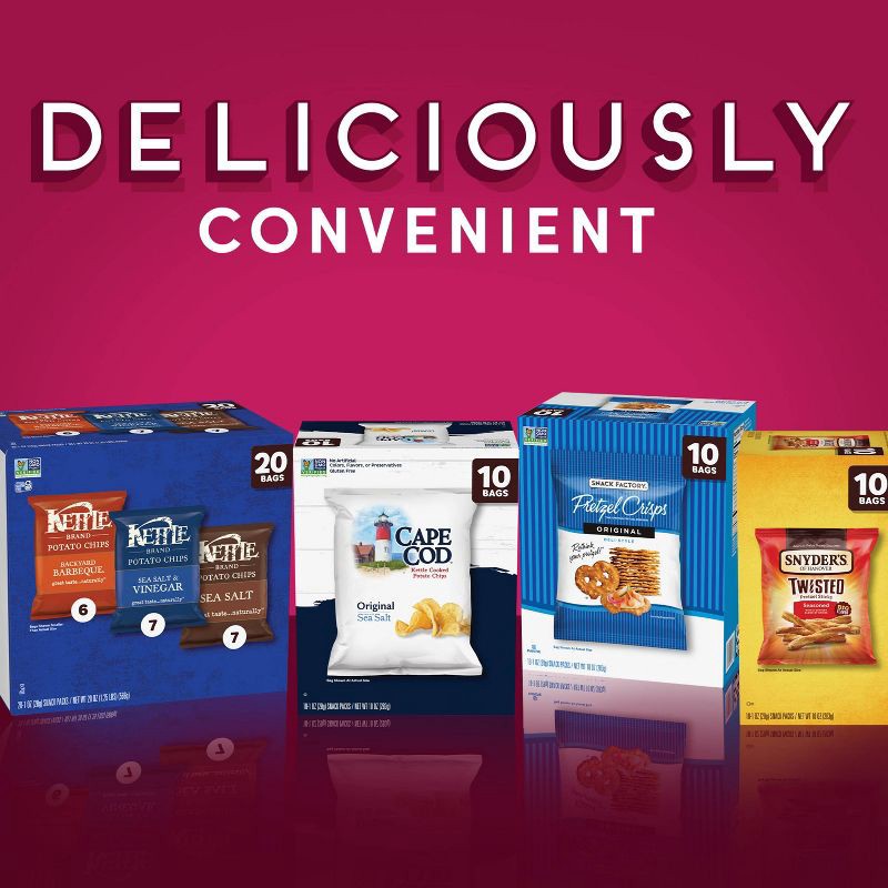 slide 4 of 6, Snack Factory Pretzel Crisps Original Snacks - 10oz/10ct, 10 ct; 10 oz