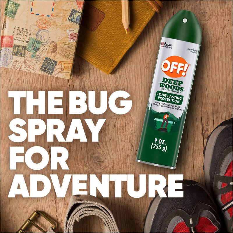 slide 8 of 13, OFF! Deep Woods Mosquito Repellent Bug Spray - 9oz, 9 oz