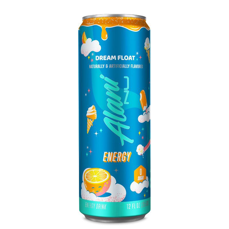 slide 4 of 4, Alani Nu Alani Dream Float Energy Drink - 12 fl oz Can, 12 fl oz