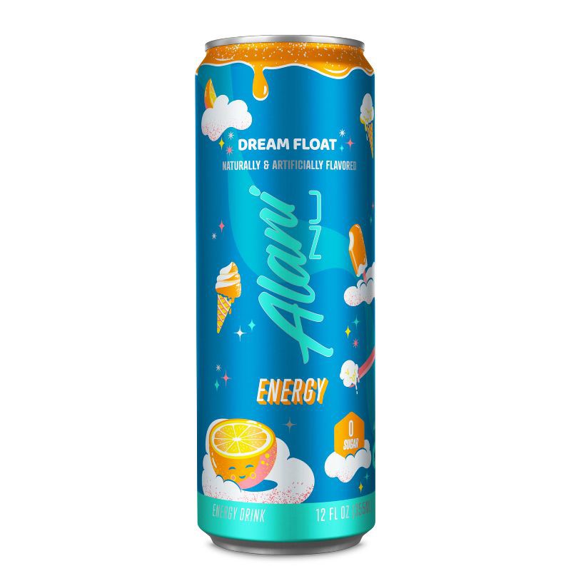 slide 1 of 6, Alani Nu Alani Dream Float Energy Drink - 12 fl oz Can, 12 fl oz