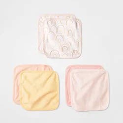 Baby 6pk Garden Washcloth - Cloud Island™ Pink
