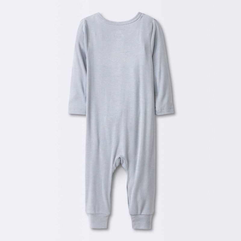 slide 2 of 4, Baby Boys' 2pk So Very Soft Modal Blend Romper - Cloud Island™ Green 6-9M: Midweight Long Sleeve Jumpsuit, 2 ct