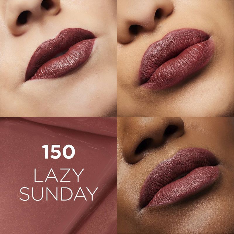 slide 3 of 8, L'Oreal Paris Infallible Matte Resistance Liquid Matte Lipstick - 150 Lazy Sunday - 0.16 fl oz, 0.16 fl oz