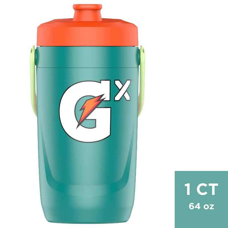 slide 1 of 3, Gatorade Gx 64oz Water Bottle - Jade: Portable Plastic Drinkware, 64 oz