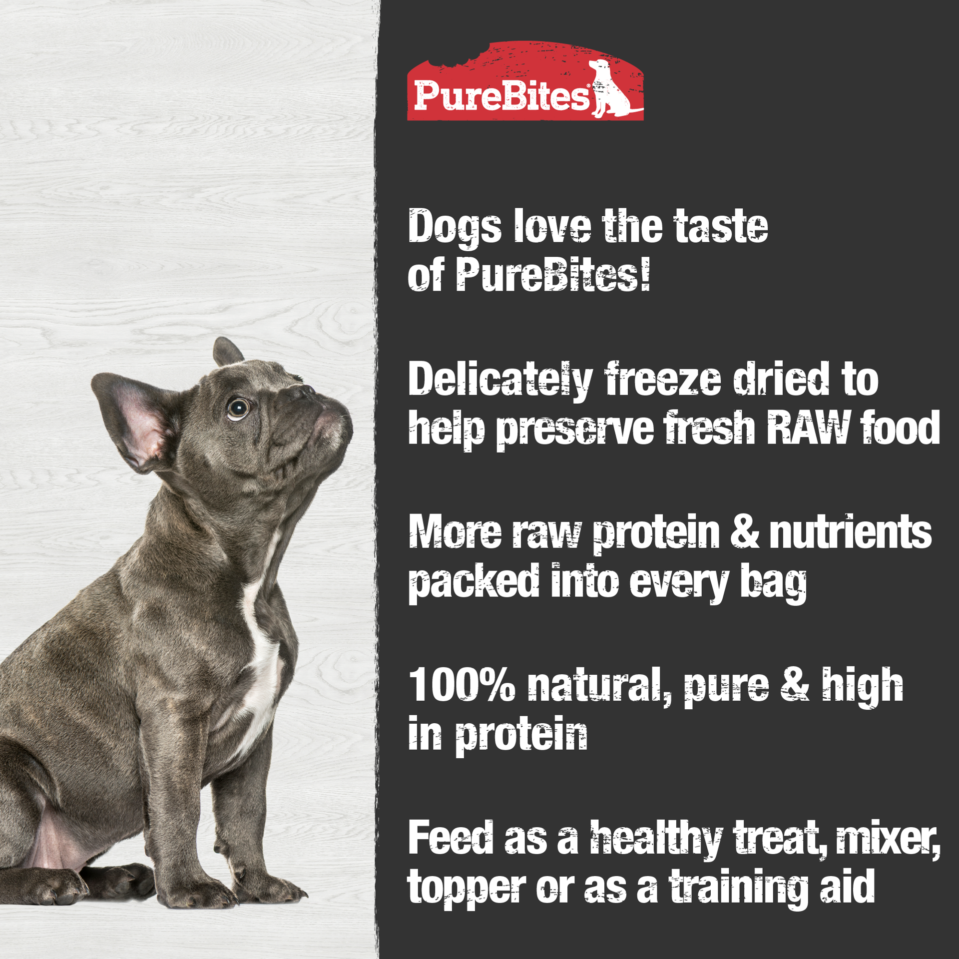 slide 4 of 5, PureBites Chicken Dog Treats, 6.2 oz