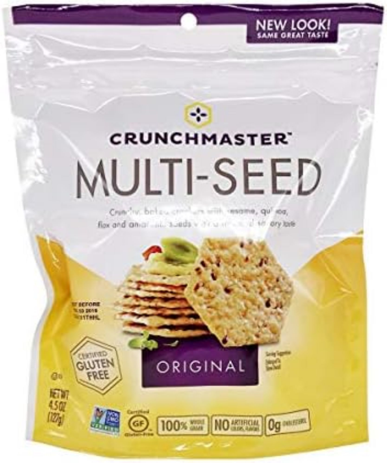 slide 1 of 1, Crunchmaster Crisps Original Baked Rice Crackers Packs Smart Buy Value Pack, 6 ct
