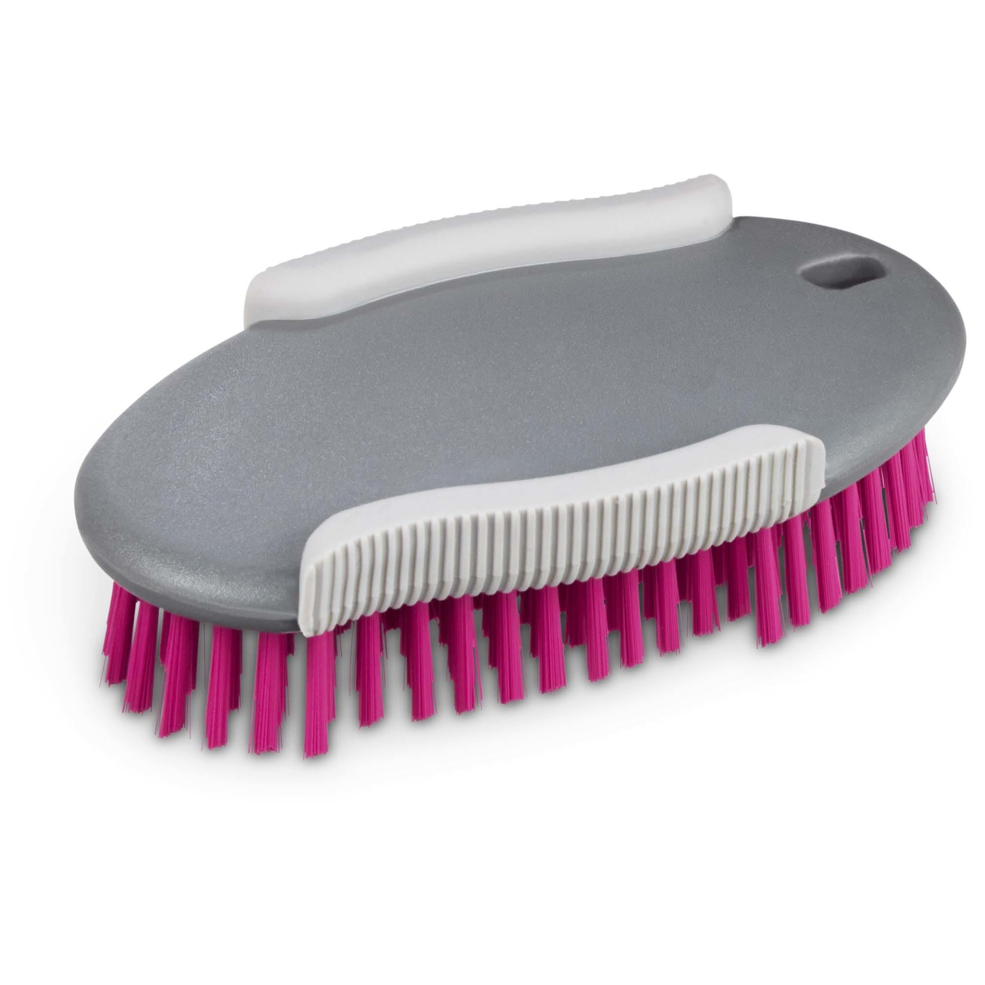 slide 1 of 1, Well & Good Pink Oval Bristle Dog Brush, 1 ct