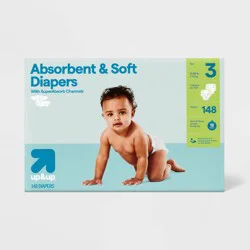 Disposable Diapers - Size 3 - 148ct - up&up™