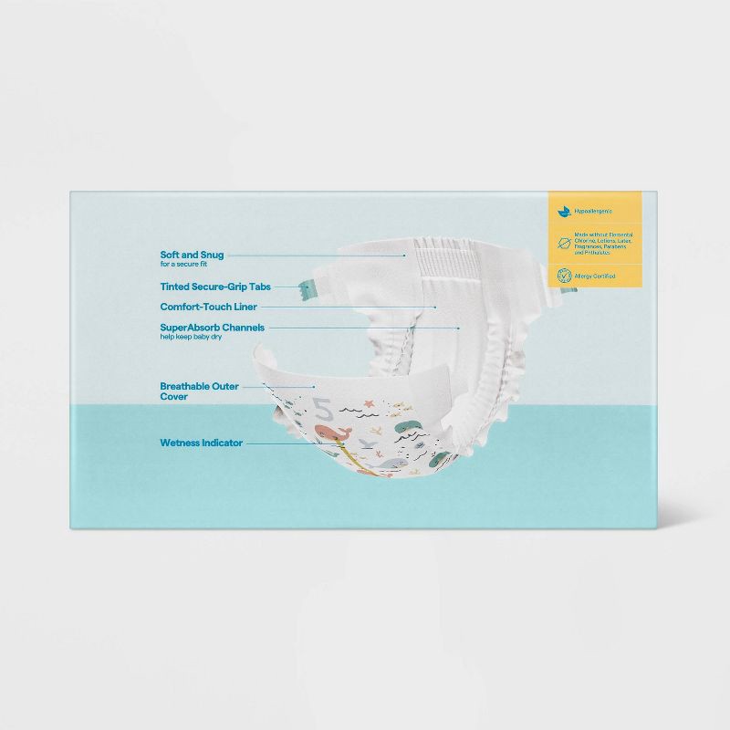 slide 6 of 9, Disposable Diapers - Size 5 - 112ct - up&up™, 5 x 112 ct