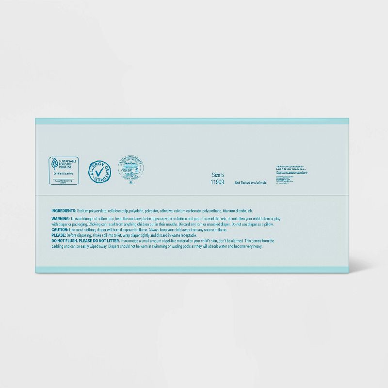 slide 7 of 9, Disposable Diapers - Size 5 - 112ct - up&up™, 5 x 112 ct