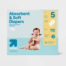 Disposable Diapers - Size 5 - 112ct - up&up™
