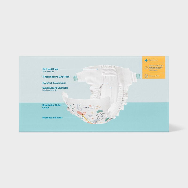 slide 6 of 9, Disposable Diapers - Size 6 - 96ct - up&up™, 6 x 96 ct