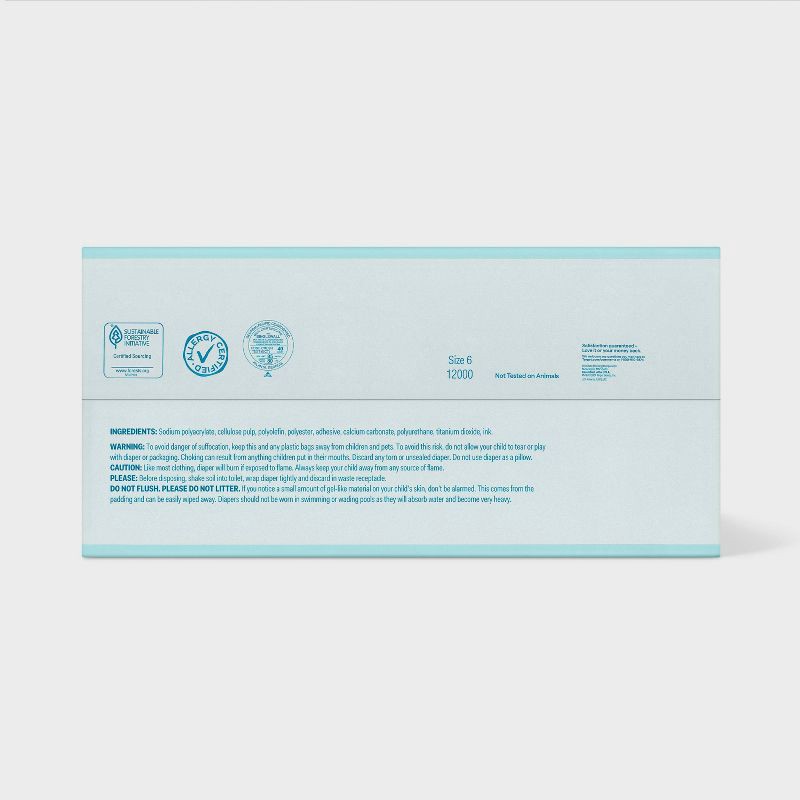 slide 7 of 9, Disposable Diapers - Size 6 - 96ct - up&up™, 6 x 96 ct
