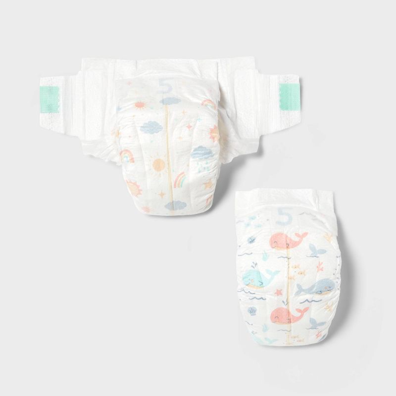 slide 3 of 9, Disposable Diapers - Size 5 - 24ct - up&up™, 5 pk; 24 ct