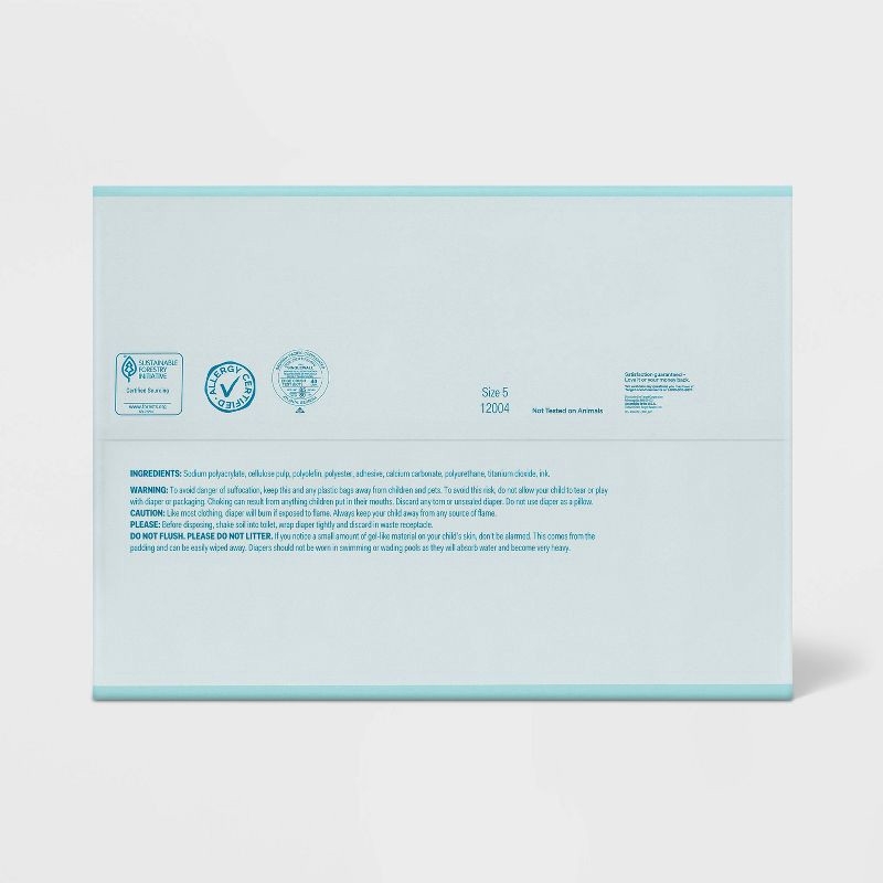 slide 7 of 9, Disposable Diapers - Size 5 - 168ct - up&up™, 5 x 168 ct