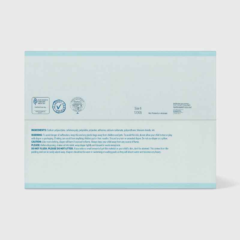 slide 7 of 9, Disposable Diapers - Size 6 - 144ct - up&up™, 6 x 144 ct