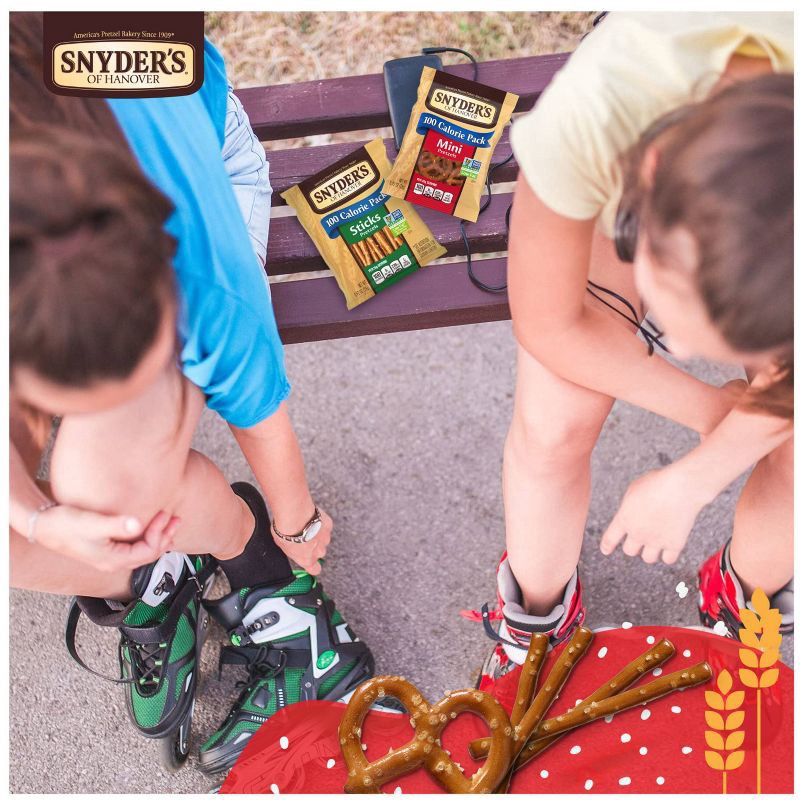 slide 3 of 9, Snyder's of Hanover Pretzels Minis and Sticks 100 Calorie Packs Variety Pack - 20ct, 20 ct