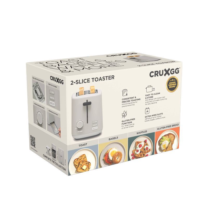 slide 3 of 12, CRUXGG 2 Slice Toaster, 1 ct