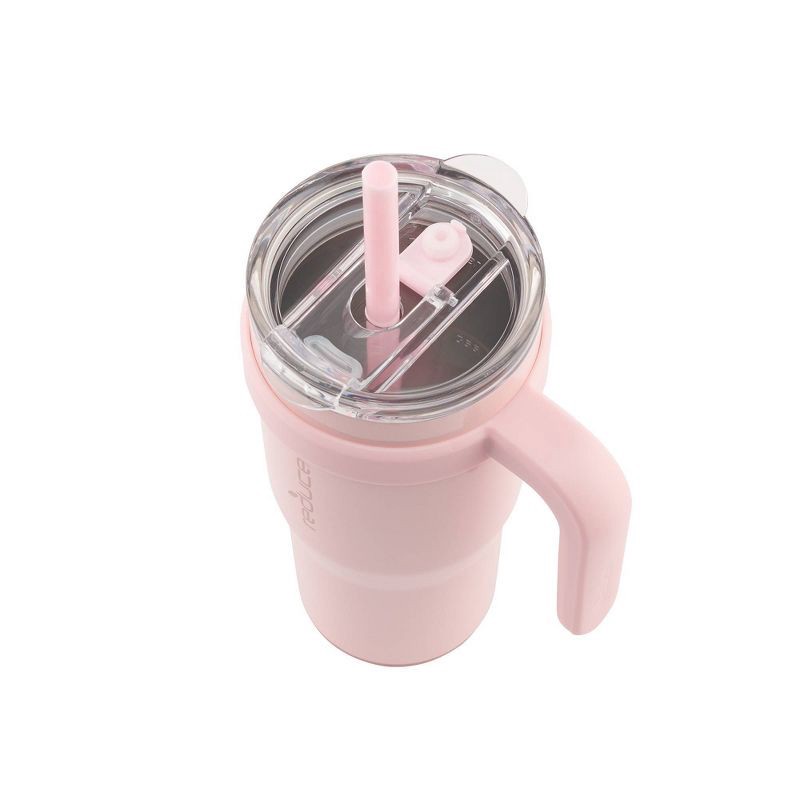 slide 4 of 9, Reduce 24oz Cold1 Vacuum Insulated Stainless Steel Straw Tumbler Mug Cotton Candy, 24 oz