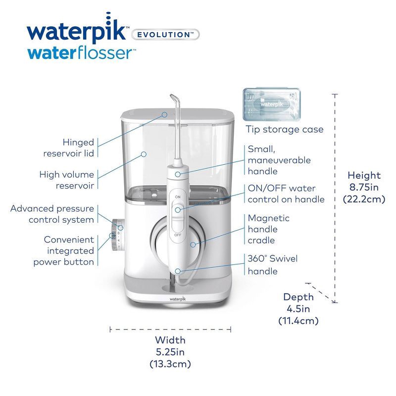 slide 5 of 11, Waterpik Evolution Water Flosser, 1 ct