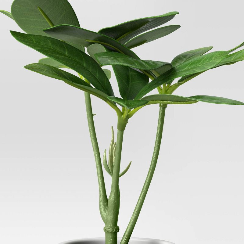 slide 3 of 4, 6" Mini Tabletop Schefflera Artificial Plant - Threshold™, 1 ct