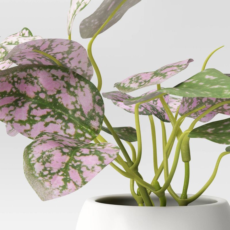 slide 3 of 4, 6" Mini Tabletop Polka Dot Artificial Plant - Threshold™, 1 ct