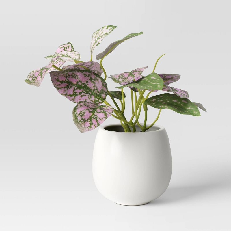 slide 1 of 4, 6" Mini Tabletop Polka Dot Artificial Plant - Threshold™, 1 ct