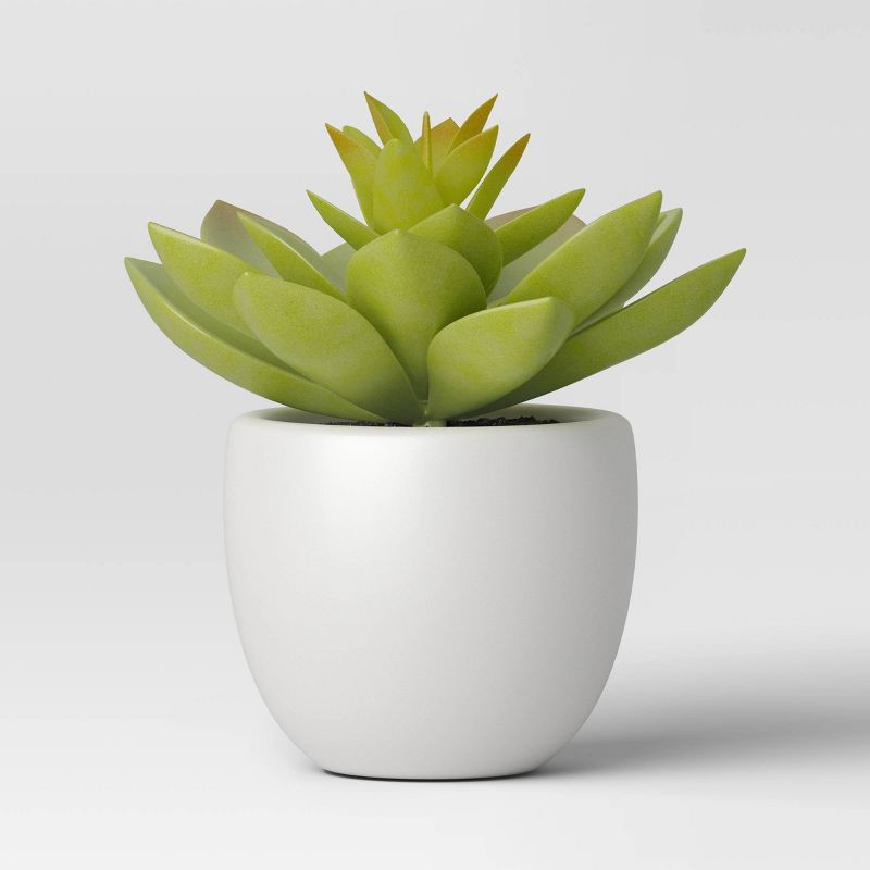 slide 1 of 3, 3.5" Mini Tabletop Succulent Artificial Plant - Threshold™, 1 ct