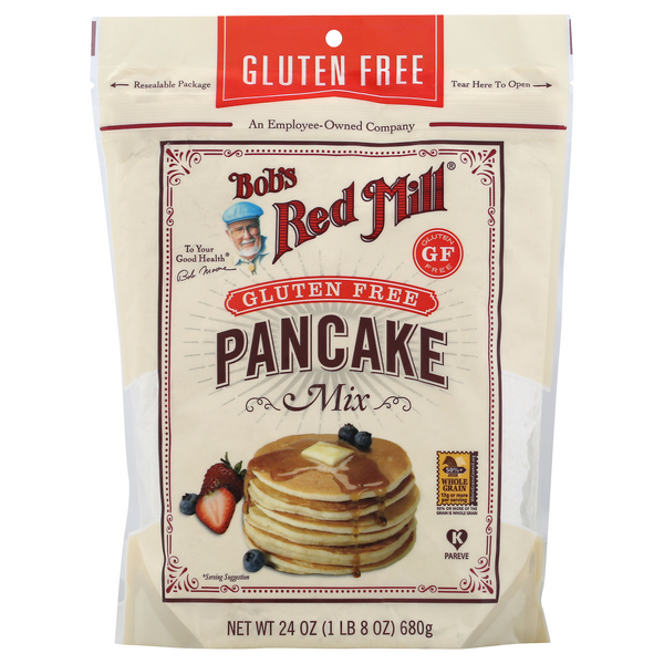 slide 1 of 1, Bob's Red Mill Pancake Mix Gluten Free, 24 oz