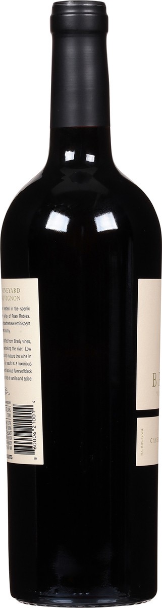 slide 3 of 9, Brady Vineyard Paso Robles Cabernet Sauvignon 750 ml, 750 ml