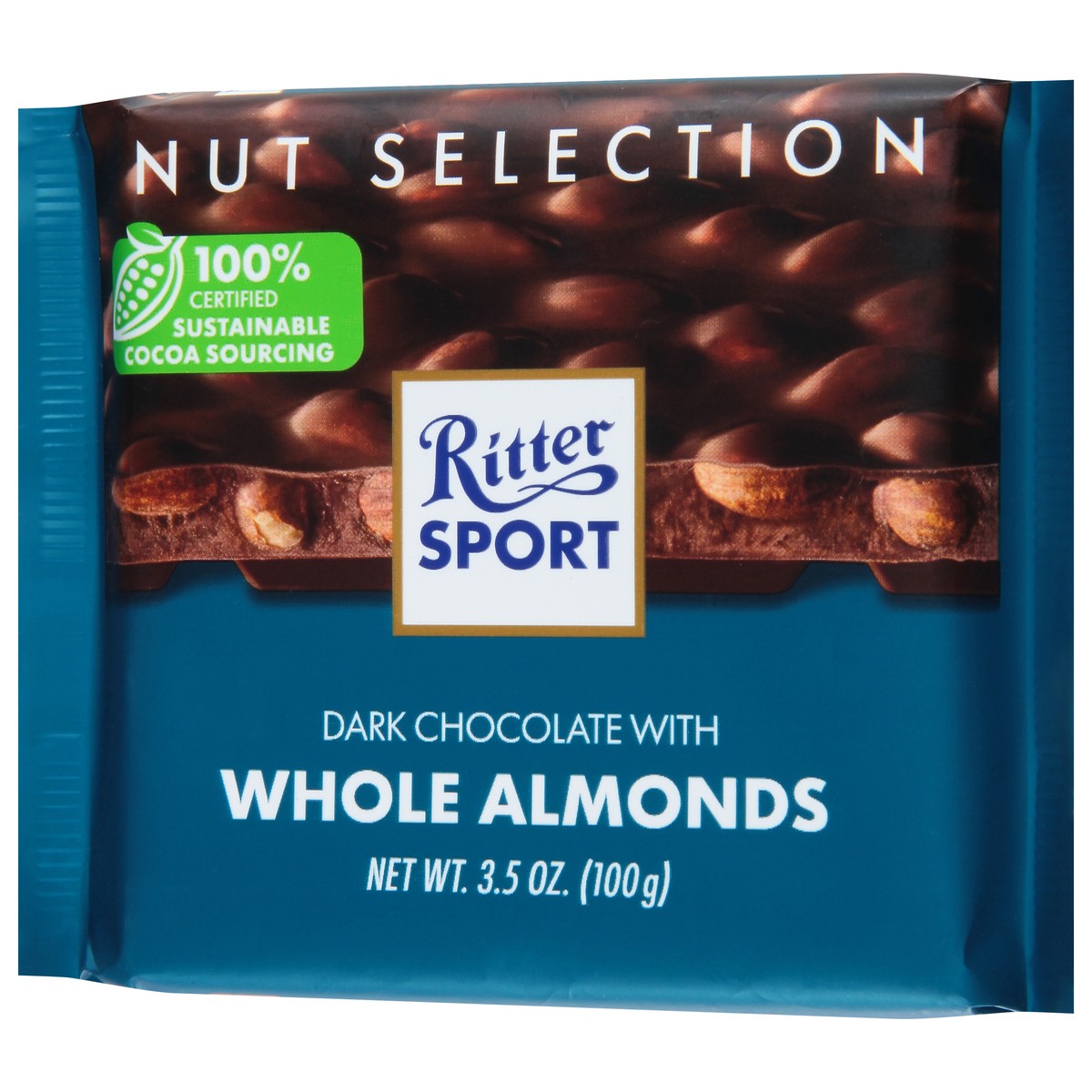slide 3 of 9, Ritter Sport Nut Selection Dark Chocolate with Whole Almonds 3.5 oz, 3.5 oz