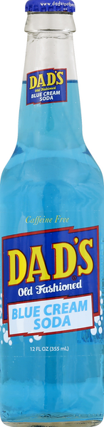 slide 1 of 1, Dad's Old Fashioned Blue Cream Soda, 12 fl oz
