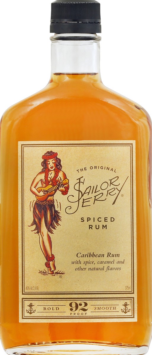 slide 2 of 3, Sailor Jerry Spiced Rum 375ml, 375 ml