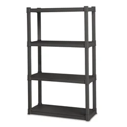 Sterilite 4-Tier Shelving Unit