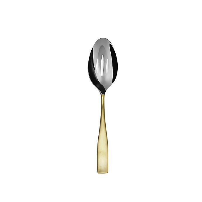 slide 1 of 1, Gourmet Settings Moments Eternity Slotted Serving Spoon, 1 ct