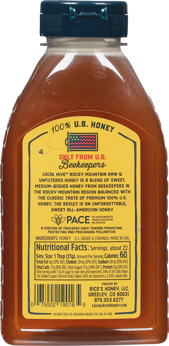 slide 5 of 14, Local Hive Rocky Mountain Raw & Unfiltered Honey Blend 2 oz, 16 oz