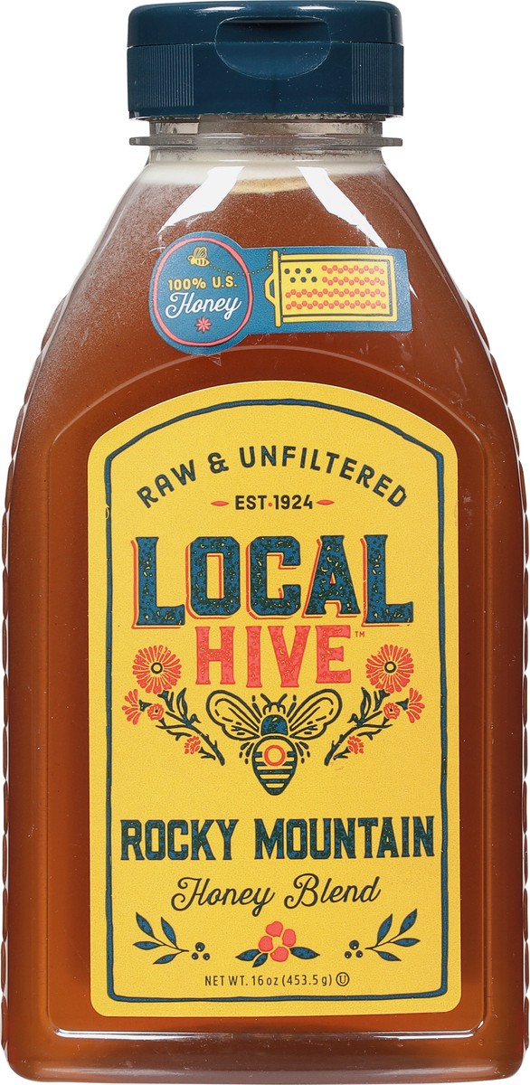 slide 8 of 14, Local Hive Rocky Mountain Raw & Unfiltered Honey Blend 2 oz, 16 oz