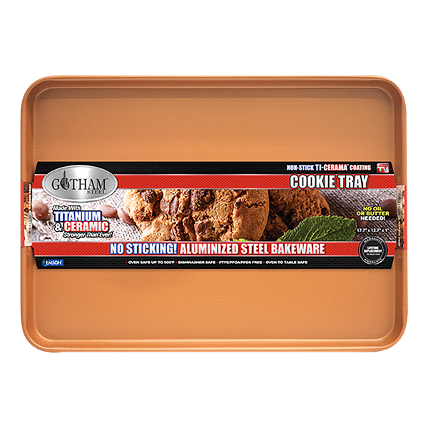 slide 1 of 1, As Seen on TV Gotham Steel Ti-Cerama Nonstick Copper Cookie Sheet, 1 ct